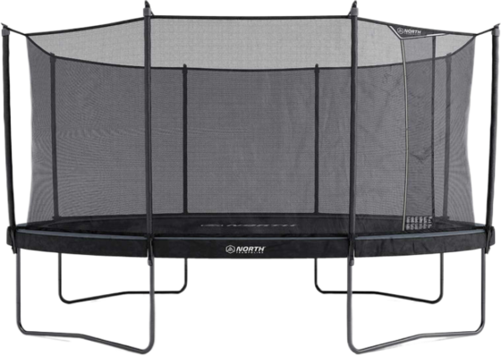 NORTH TRAMPOLINE North Pioneer Oval 350 + Safety Net på