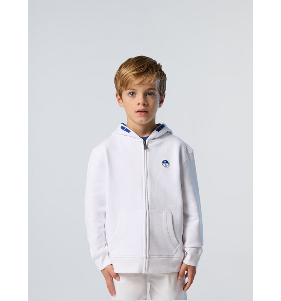 NORTH SAILS North Sails Hoodie Zipper With Logo Patch på