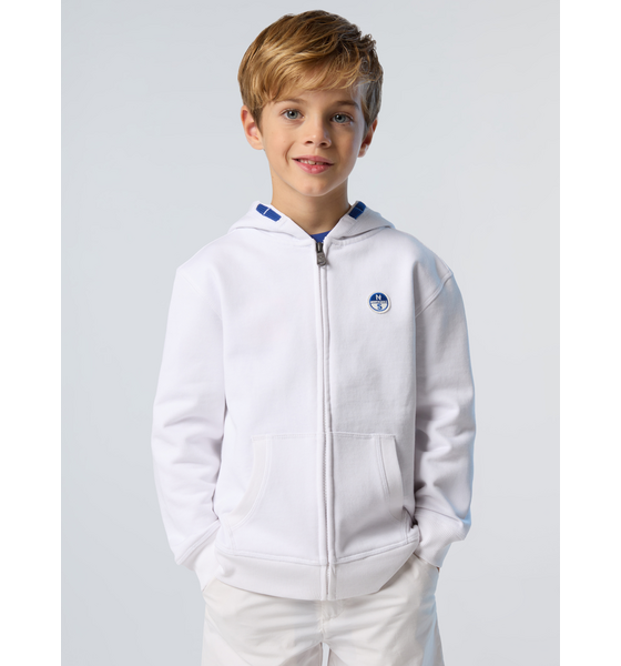 NORTH SAILS North Sails Hoodie Zipper With Logo Patch på