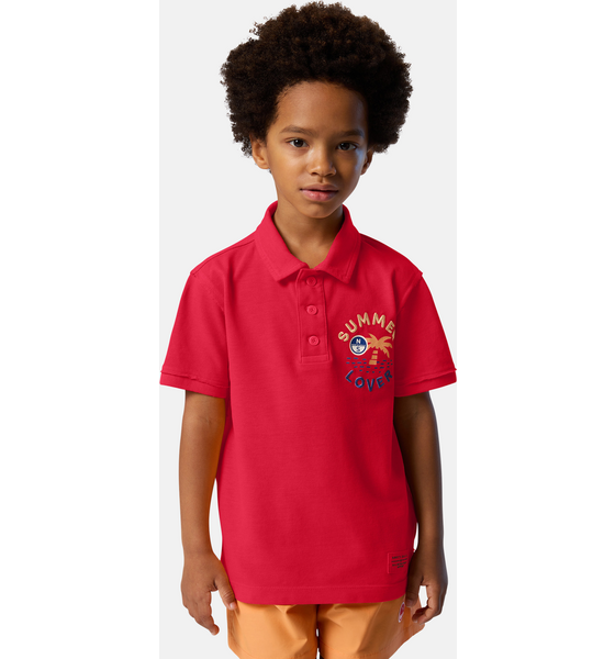 NORTH SAILS North Sails Polo Shirt With Palm Tree Print på