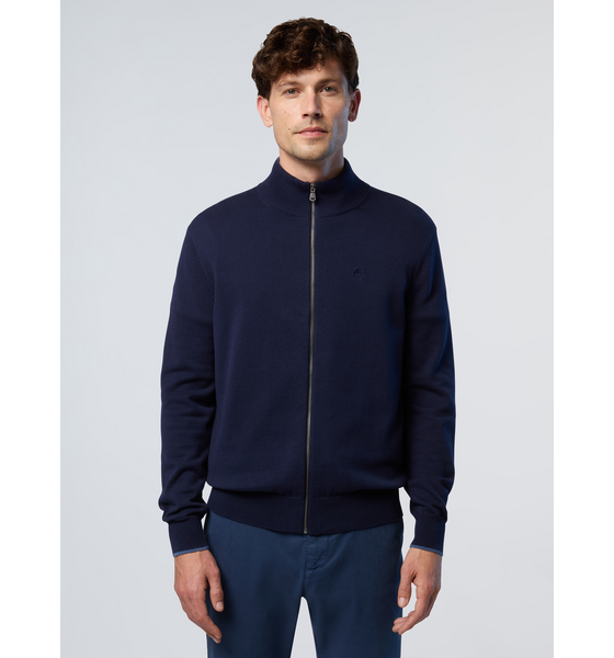 NORTH SAILS North Sails Sweater Full-zip With Embroidered Logo på