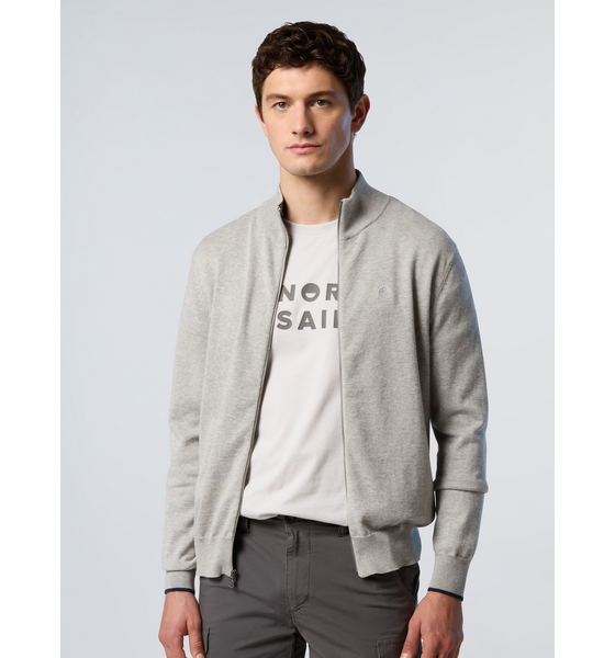 NORTH SAILS North Sails Sweater Full-zip With Embroidered Logo på