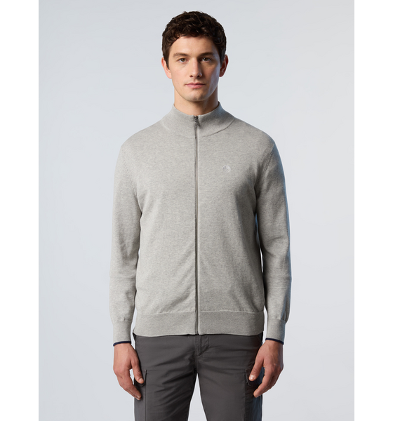 NORTH SAILS North Sails Sweater Full-zip With Embroidered Logo på