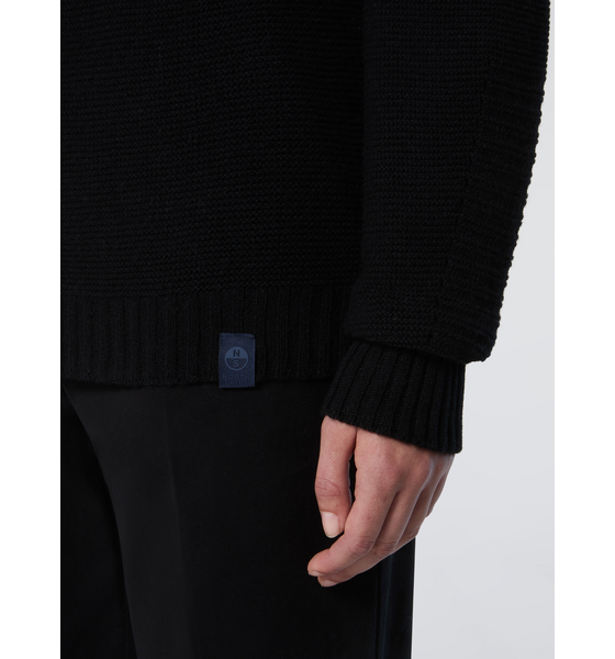 NORTH SAILS North Sails Sweater Mock-neck Saddle Shoulder på