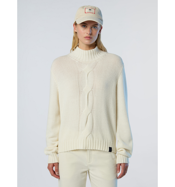 NORTH SAILS North Sails Sweater Mock-neck With Maxi Cable Knit på