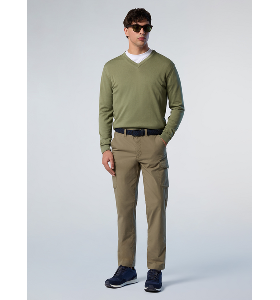 NORTH SAILS North Sails Sweater V-neck With Logo Label på