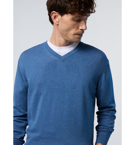NORTH SAILS North Sails Sweater V-neck With Logo Label på