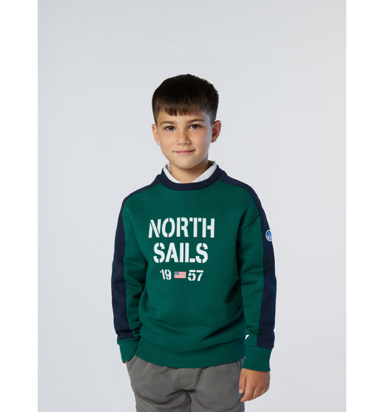 NORTH SAILS North Sails Sweatshirt With Flock Print på