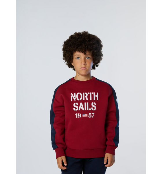 NORTH SAILS North Sails Sweatshirt With Flock Print på