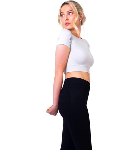 OYOJ Nova Shortsleeve Top - Off White på