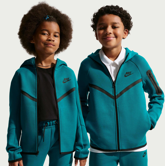 NIKE Older Kids' Full-zip Hoodie Sportswear Tech Fleece på
