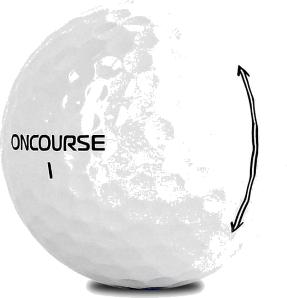 ONCOURSE Oncourse White Golf Ball 45-pack på
