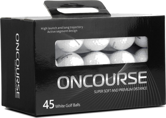 ONCOURSE Oncourse White Golf Ball 45-pack på