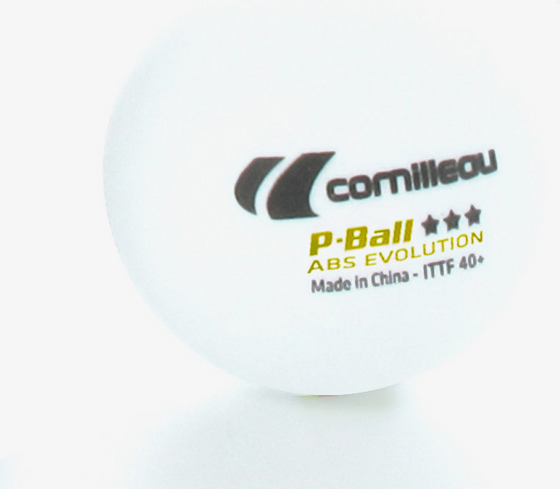 CORNILLEAU P-ball Abs Evo 3-star Ittf 3-pack på