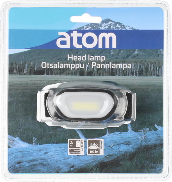 ATOM Pannlampa 100 Lumen på