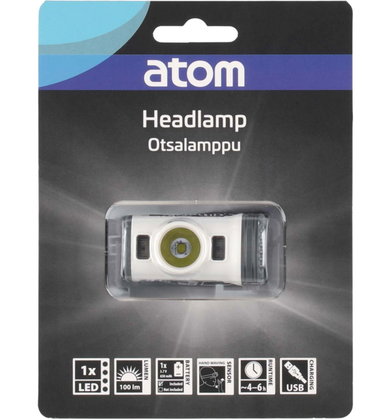 ATOM Pannlampa Angel Vit 100 Lm på