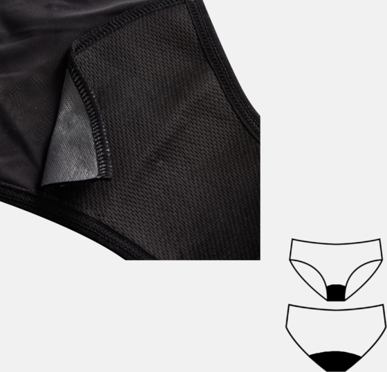 COMFYDENCE Period Proof Bikini - Sunshine- W på