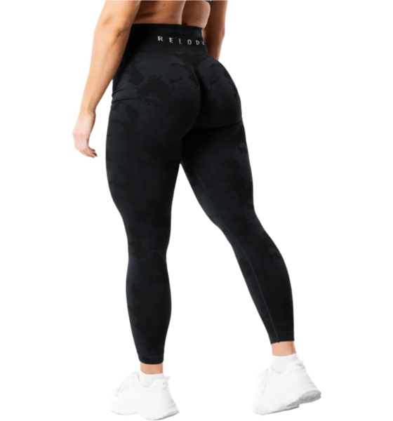 RELODE Prime Scrunch Camo Tights - Svart på