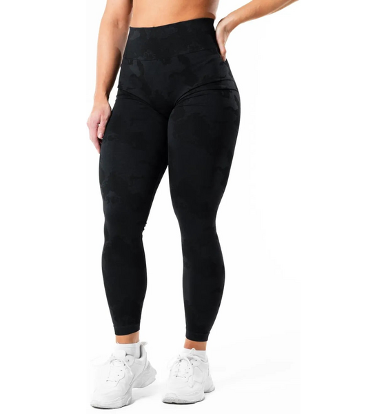 RELODE Prime Scrunch Camo Tights - Svart på