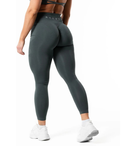 RELODE Prime Scrunch Tights - Dusty Green på