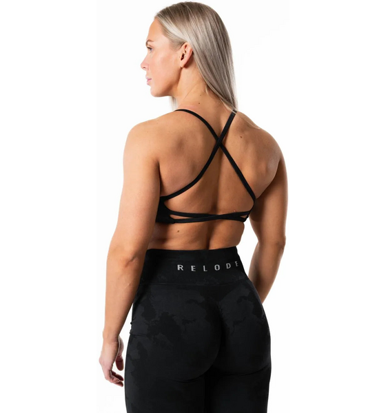 RELODE Prime Seamless Camo Top - Svart på