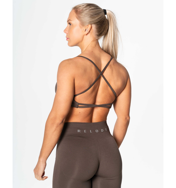 RELODE Prime Seamless Top - Brun på