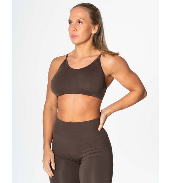 RELODE Prime Seamless Top - Brun på