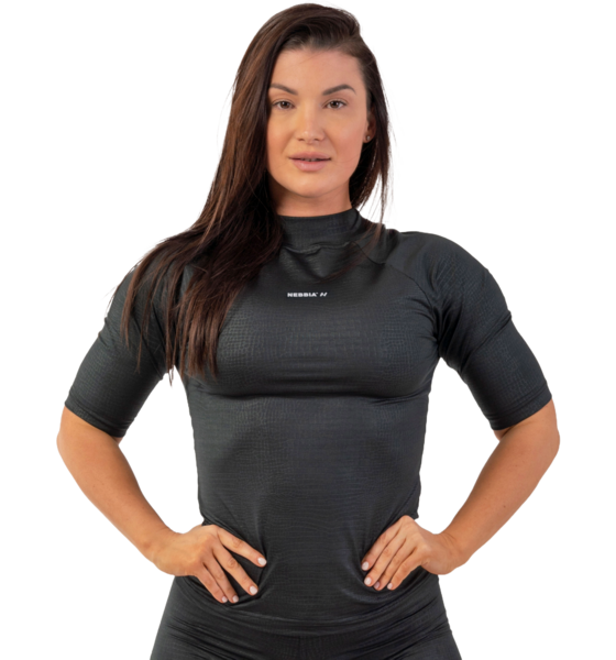 NEBBIA Python Snakeskin Mid Sleeve T-shirt på