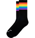 AMERICAN SOCKS Rainbow Pride (black) - Mid High på