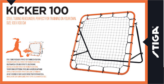 STIGA Rebounder Kicker 100 Black/orange på