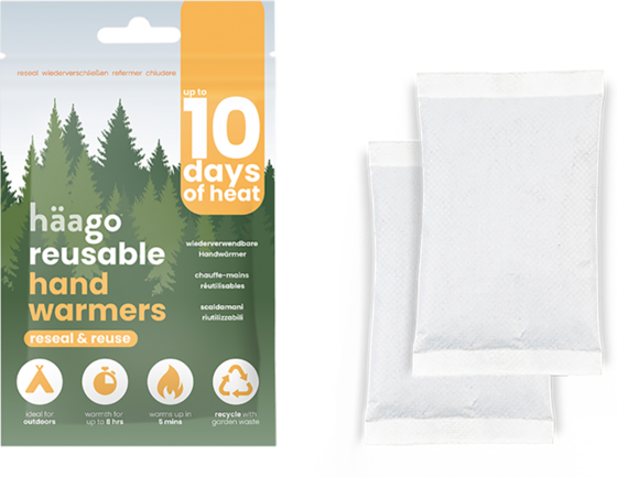 HÄAGO Reusable Hand Warmer 20 Par på