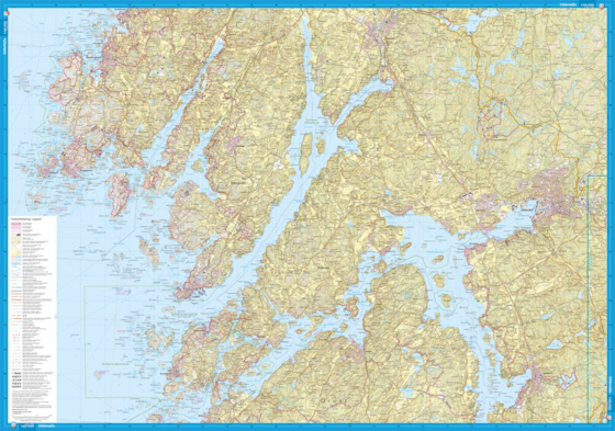 CALAZO Södra Bohuslän 1:50.000 på