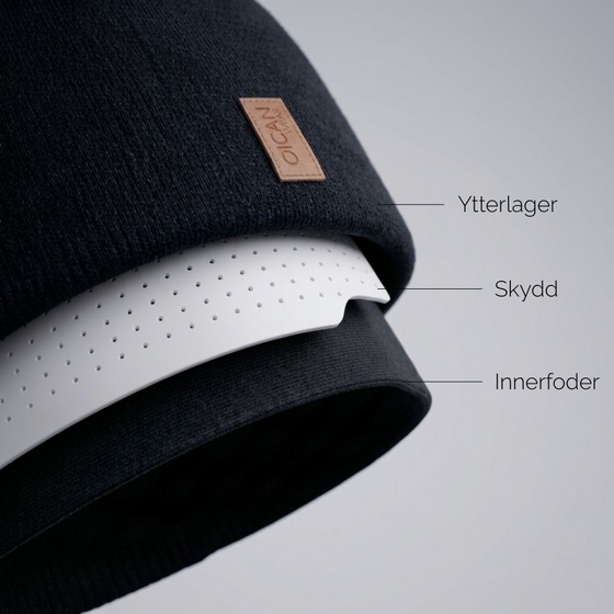 OICAN WEAR Safehat Stickad Fleece Barn på