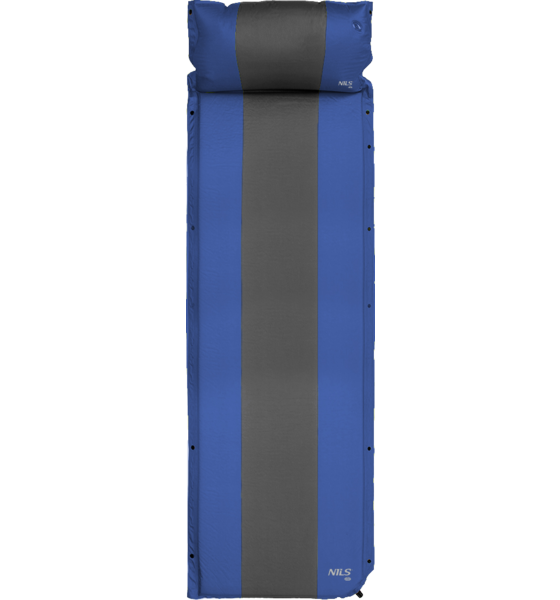 NORTHIX Self-inflating Camping Mat With Pillow, Blue-gray på