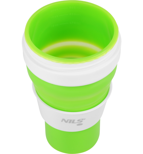 NORTHIX Silicone Folding Cup, 600ml, Light Green på