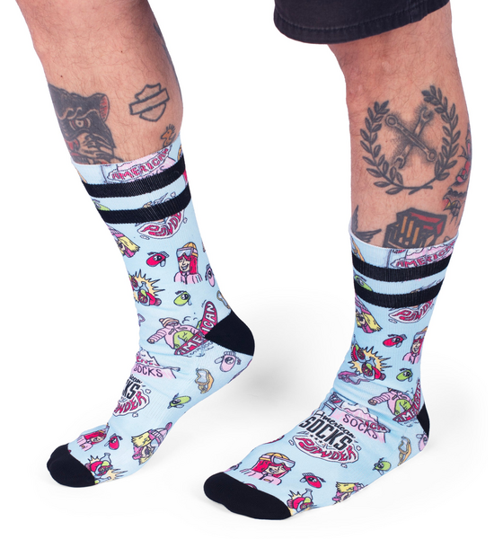 AMERICAN SOCKS Slope Dope - Mid High på