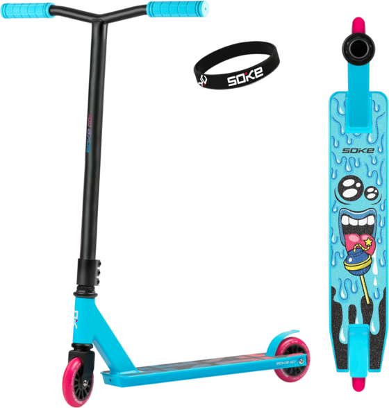 B2X Soke Go! Stunt Scooter Turquoise på