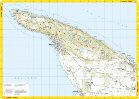 CALAZO Stigkarta Kullaberg 1:12 500 på