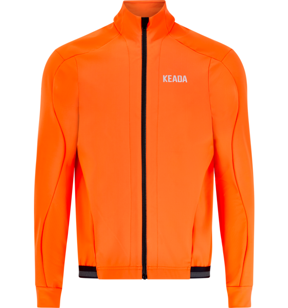 KEADA SPORTS Storm Jacket Orange – Womens Thermal Cycling Jacket på