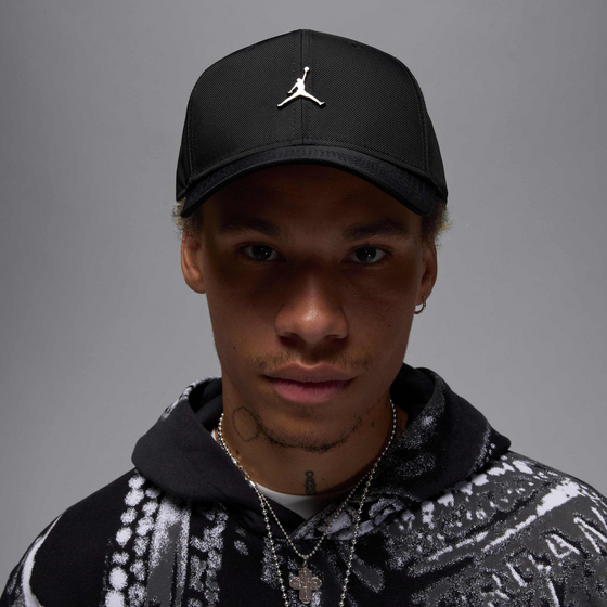 JORDAN Structured Metal Jumpman Hat Jordan Rise på