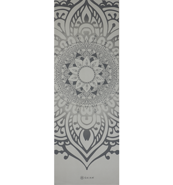GAIAM Sustained Grey Sundial Layers Yoga Mat 5mm på