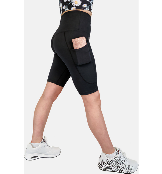 SHE DID Svarta biker tights på