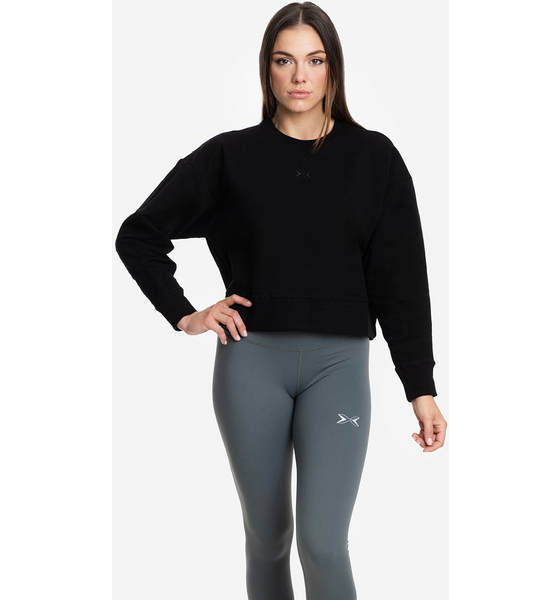 PICSIL SPORT Sweatshirt Women Crop Jersey Stretch på