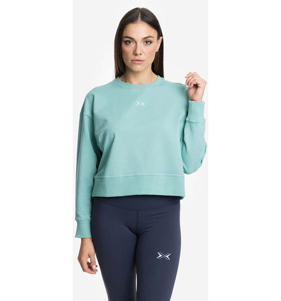 PICSIL SPORT Sweatshirt Women Crop Jersey Stretch på