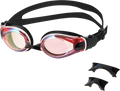 NORTHIX Swimming Goggles, Black/rainbow, Anti-fog, Uv Protection på