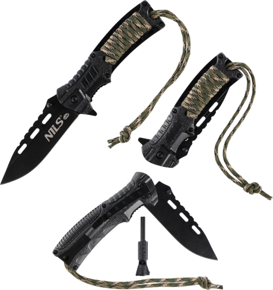 NORTHIX Tactical Folding Knife, Stainless Steel Blade på
