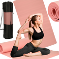 B2X Thick Yoga Exercise Mat 185x80x1.5 Cm Pink på