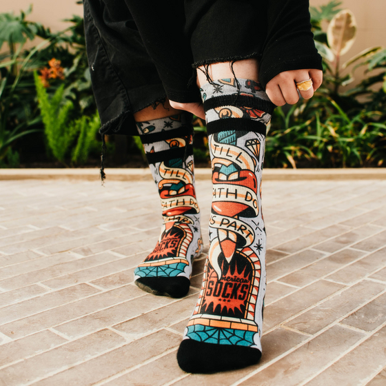 AMERICAN SOCKS Till Death Do Us Part - Mid High på