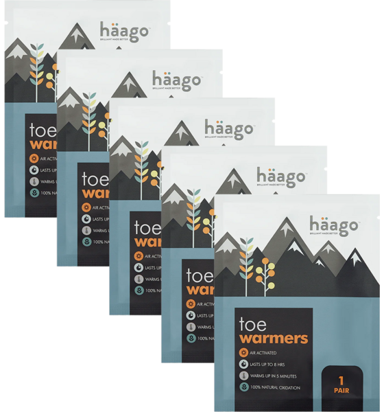 HÄAGO Toe Warmer 5 par på
