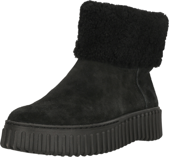 CLARKS Torhill Svart Med Rand Linjesida på